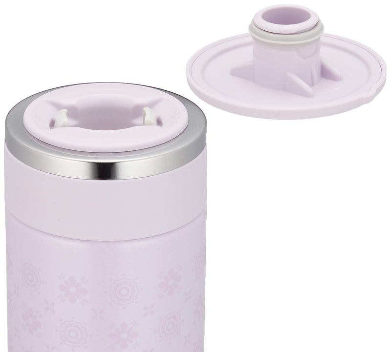 Zojirushi SM-ED20-VP Water Bottle, Direct Drinking Stainless Steel Mug, 7.8 fl oz (200 ml), Pearl Lavender - Image 1