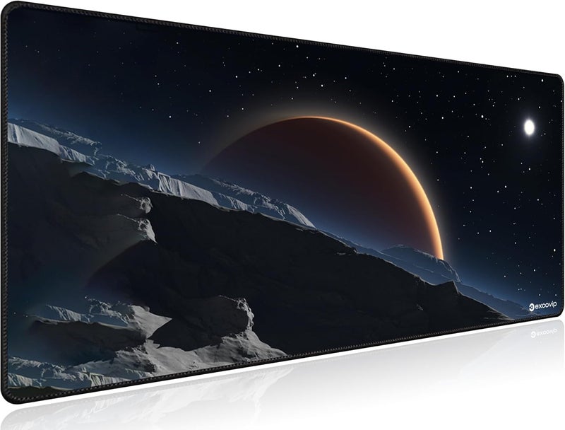 Extended Gaming Mouse Pad XXL - Anti-Skid Large Desk Mat (900x400mm, Mars) - Image 1