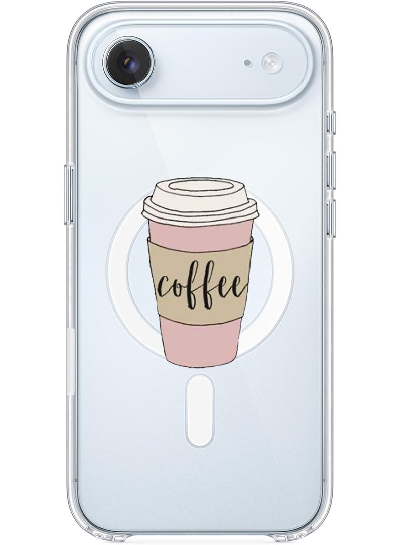 Theodor Magnetic Case for Apple iPhone 17 Air Compatible with MagSafe Wireless Charging, Shockproof Phone Bumper Cover - Coffee (2) - Image 1