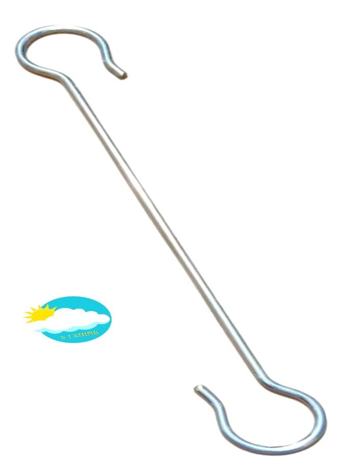 SJ SHINE Metals Kids Infant jhula Swing Cradle Hook | Stainless Steel Baby Cradle S-Hook Thottil Hook for Baby Hanging Cradle Stainless Steel Heavy Action Hook -25 Inch (Hook-30 kg) - Image 1
