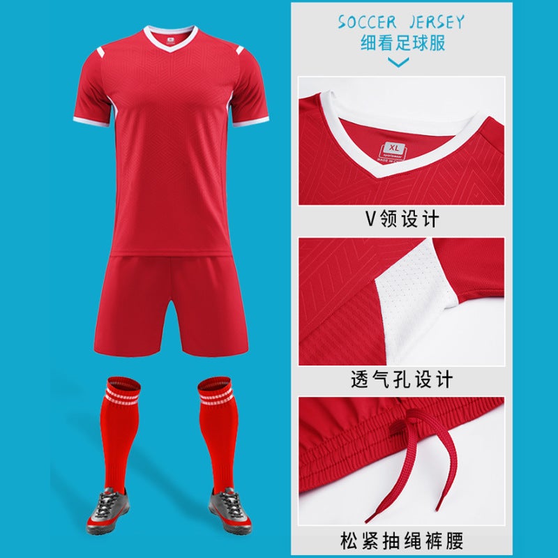 Football Suit Suit Men'S Quick-Drying Training Suit Adult Children'S Sportswear Group Purchase Printing Company Group Competition Suit - Image 5