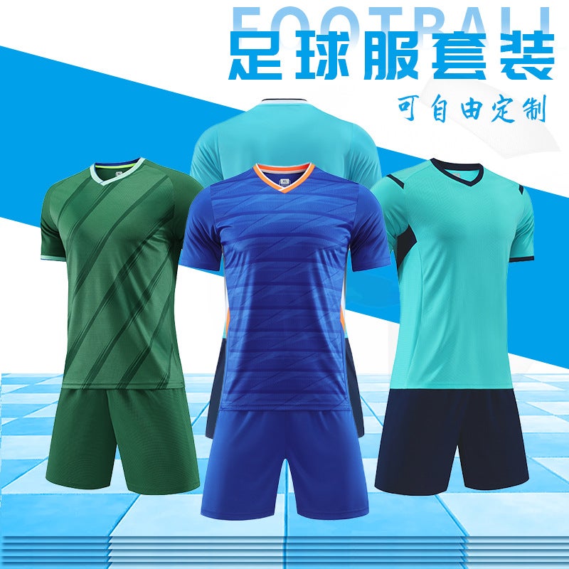 Football Suit Suit Men'S Quick-Drying Training Suit Adult Children'S Sportswear Group Purchase Printing Company Group Competition Suit - Image 2