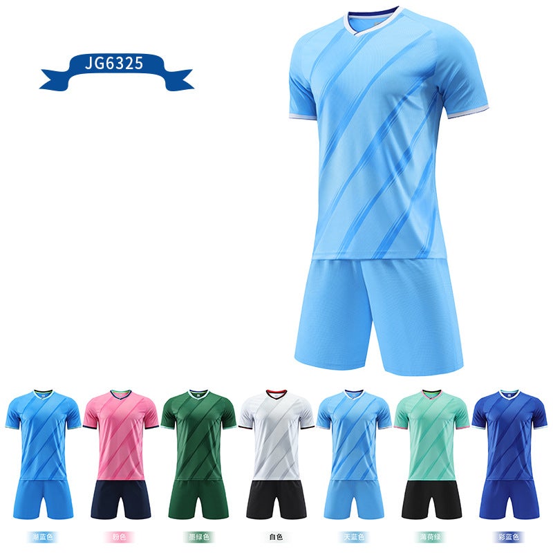Football Suit Suit Men'S Quick-Drying Training Suit Adult Children'S Sportswear Group Purchase Printing Company Group Competition Suit - Image 1