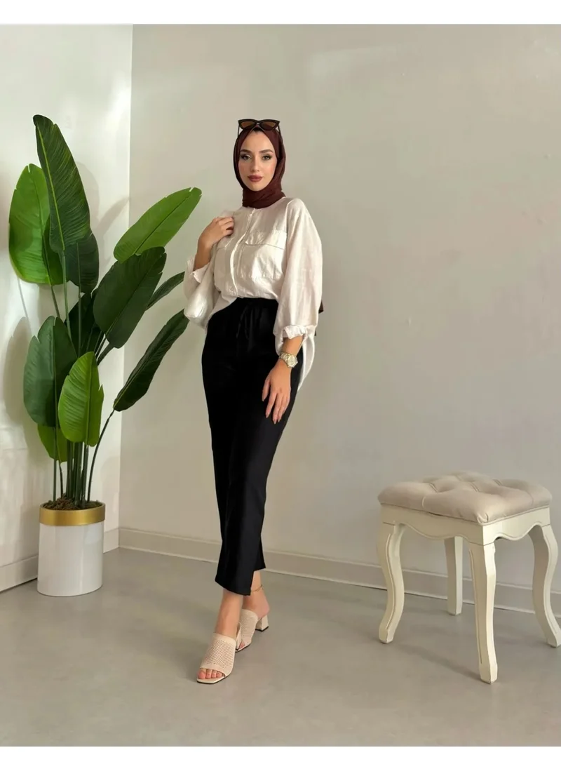 Swana Melaj Fabric Sofia Linen Trousers