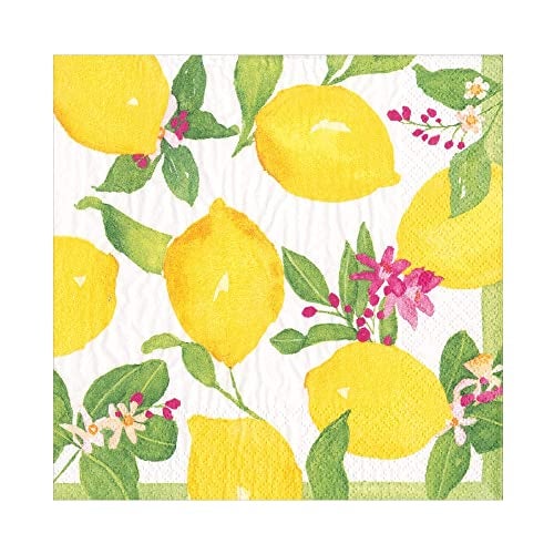 Caspari Limoncello Luncheon Napkins 20 Per Package - Image 2