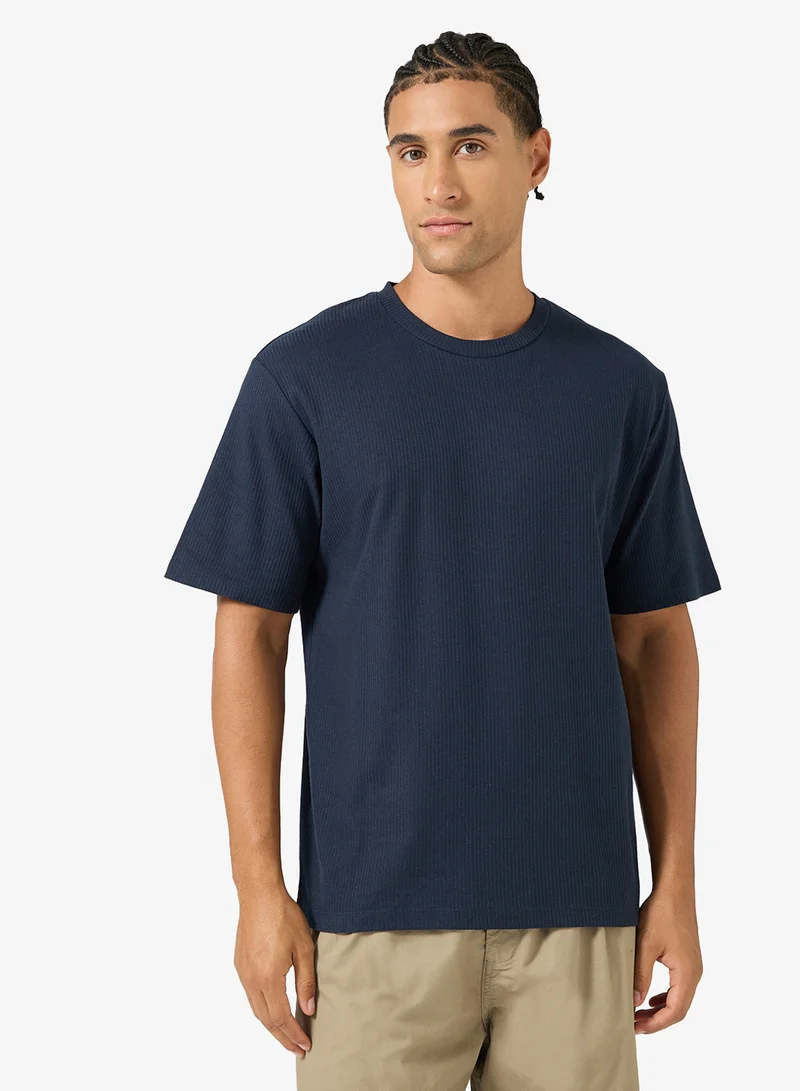 Casual Regular Fit Crew Neck T-Shirt