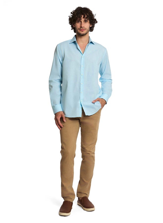 DALYDRESS - Fancy Regular Fit Long Sleeve Cotton Shirt - Image 1