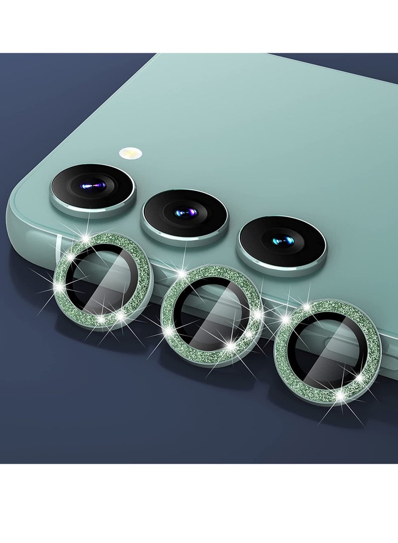ELTRAZONE [3+3 PCS] for Samsung Galaxy S23/ S23 Plus Camera Lens Protector, Premium Tempered Glass Glitter Camera Lens Protector - Image 5