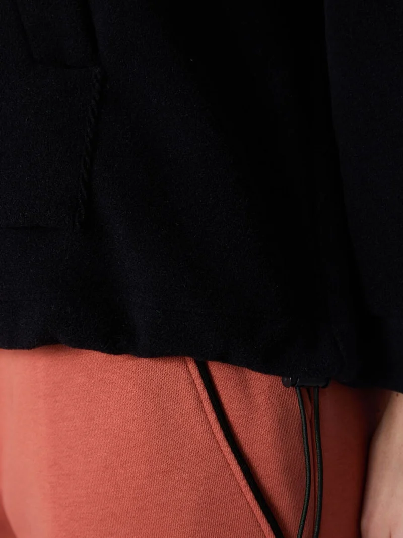 تومي لايف TOMMY Oversized Plush Hoodie With Embroidery