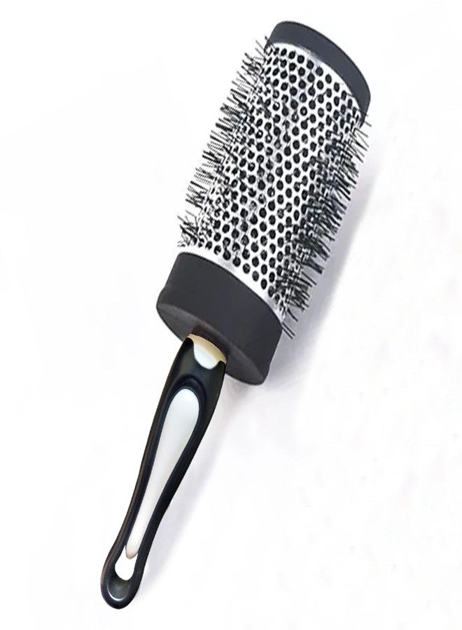 BlackLaoban Large Hot Curl Hair Brush For Blow Drying, Styling, Curling, Straighten High-resistance Ceramic Brush For All Type Hairs Women & Men HBM5 (White) - Image 1