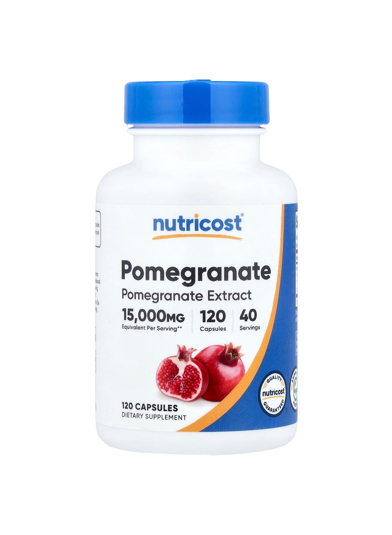 Nutricost Pomegranate, 120 Capsules (333 mg per Capsule)