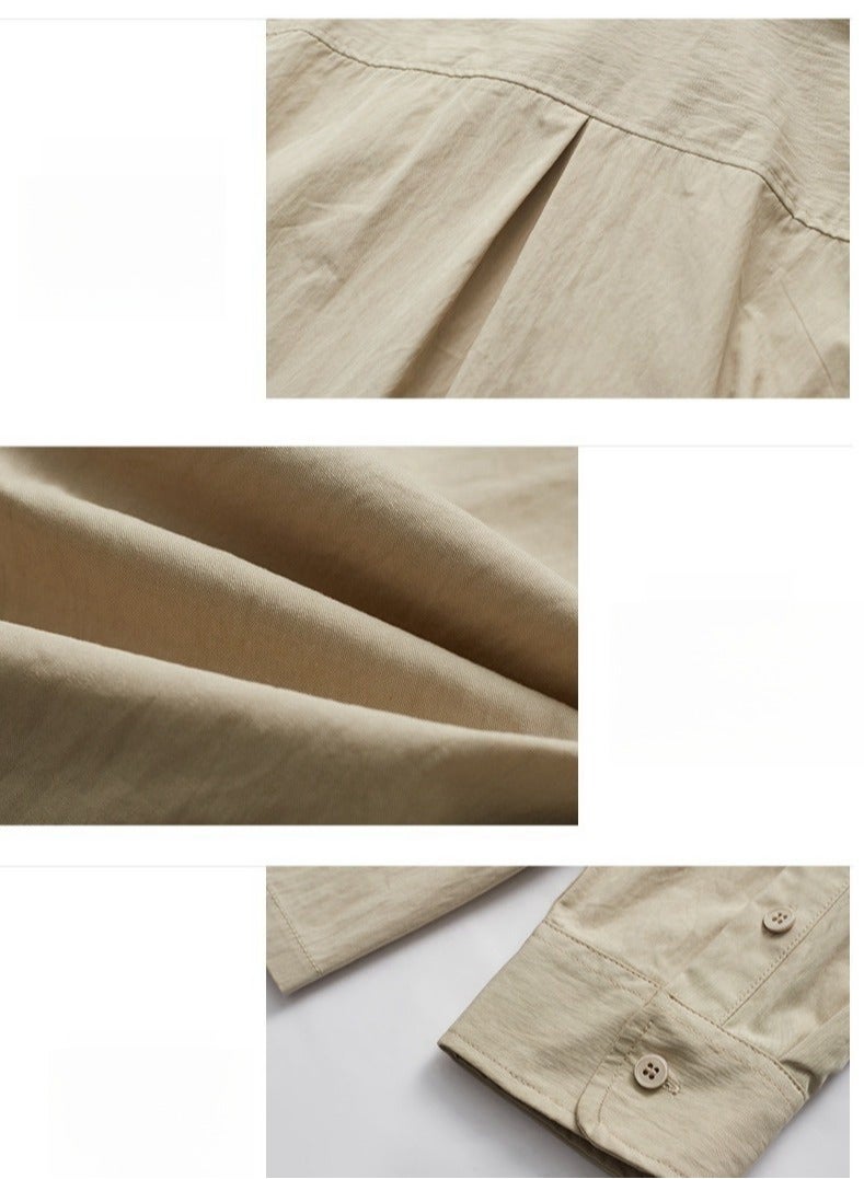APOCRITA'S Men's Casual Drape Shirt  - Image 5
