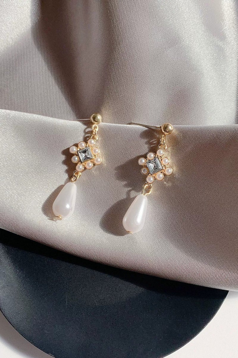 Goolsky Pearl & Cubic Zirconia Earrings for Women – Elegant Stud Earrings, Dainty Jewelry Gift  - Image 4