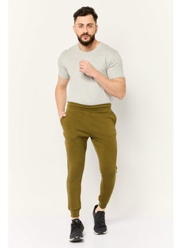 Levi's Men Regular Fit Brand Logo Jogger Pants, Green  - Image 2