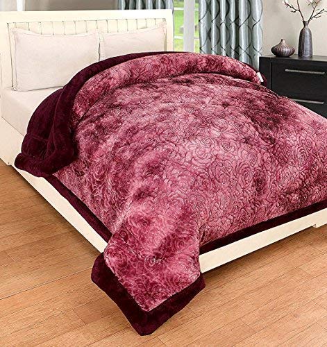 OMAJA HOME OMAJA HOME Soft Microfibre Winter Heavy Quilt Double Size Metallic Brown - Image 1
