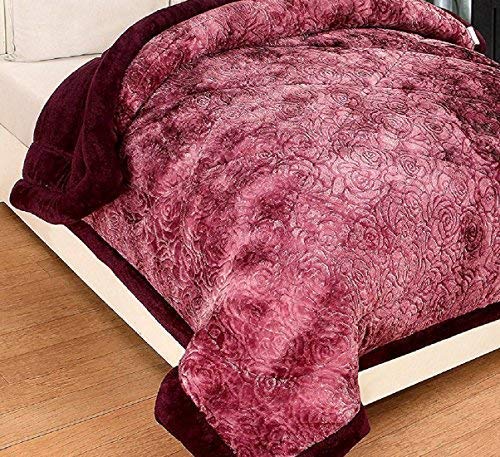 OMAJA HOME OMAJA HOME Soft Microfibre Winter Heavy Quilt Double Size Metallic Brown - Image 2