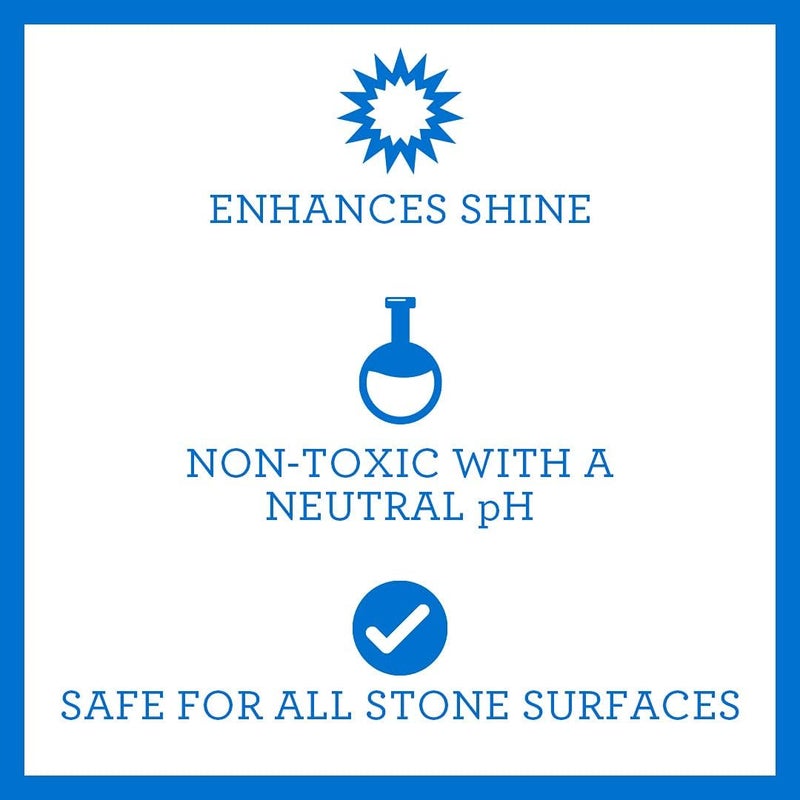 تراينوفا منظف وتلميع الجرانيت للاستخدام اليومي - يعزز اللمعان ويترك سطحًا خاليًا من الخطوط - مناسب للأسطح الرخامية والحجرية وبلاط الحمام والمطبخ والجزر وغيرها - Image 2