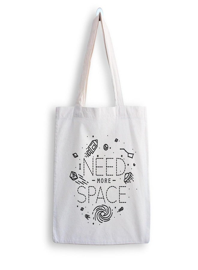 ARTBUG Tote Bag for Women with zip, Aesthetic Canvas tote bag for college girls, office, stylish and reusable - Space - D No - 183 - Image 1