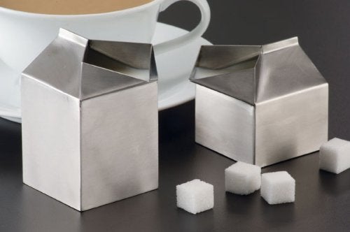 American Metalcraft MCC300 Stainless Steel Milk Carton Creamer Dispenser, Silver, 3-Ounce - Image 2