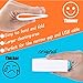 I-sper 50PCS Magic Cleaning Sponge Eraser Sheets Reusable Thin Nano Cleaner Pads Eraser Wipes for Kitchen Shoe Furniture Bathroom Shower Sink HardtoReach Places - Image 4