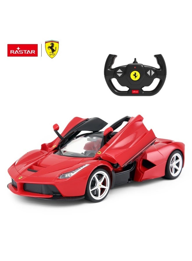 Rastar 1:14 Scale Ferrari LaFerrari Remote Control Car, Officially Licensed Ferrari RC Toy Car for Kids - Image 1