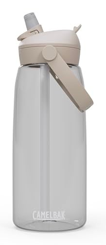 CamelBak Thrive Flip Straw Water Bottle Easy Sip Design for Everyday Hydration and Travel 32oz Clear - Image 1