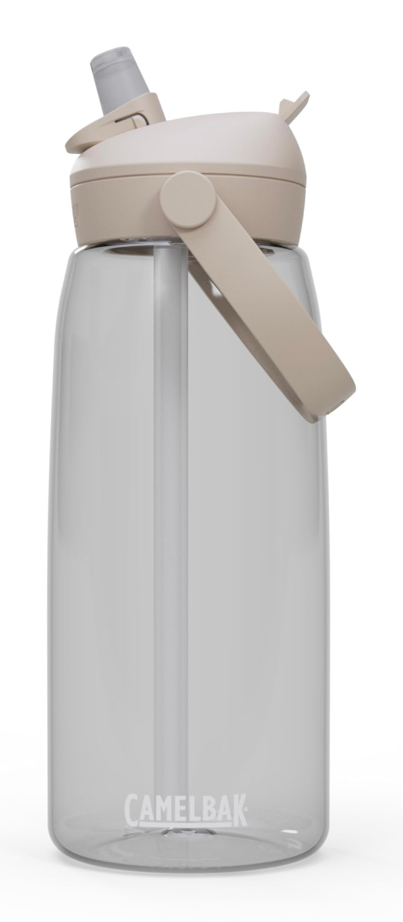 CamelBak Thrive Flip Straw Water Bottle Easy Sip Design for Everyday Hydration and Travel 32oz Clear - Image 2