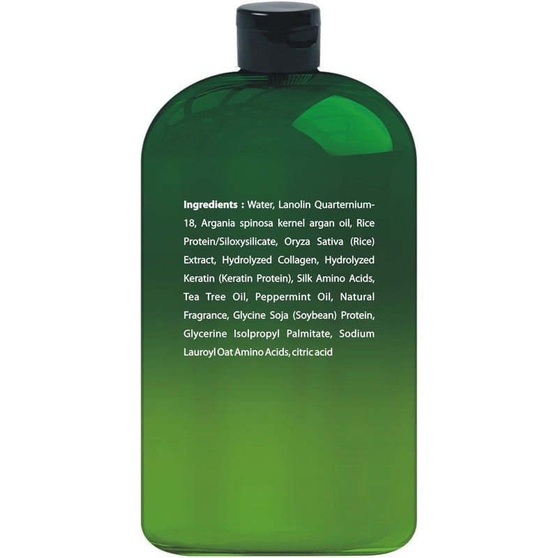 First Botany, Tea Tree Oil Conditioner 16 fl oz - Anti Dandruff Natural Oil conditioner For Dry Itchy & Flaky Scalp - Sulfate Free Paraben Free Cleanser - Prevents Head Lice & Thinning - Image 2