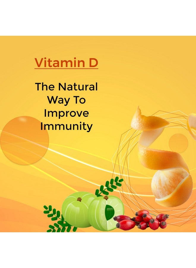 Health Aid Healthaid Vitamin C Complex With Vitamin D-60 Vegetarian Chewable TabletsIRosehip,Amla,Orange Peel Extract&Citrus BioflavonoidsIFight Off Infection,Immunity Booster,Antioxidant&Skin Care - Image 5