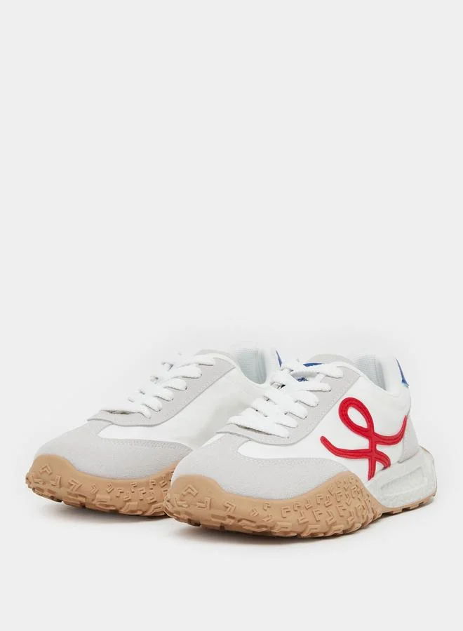 Styli Styli Color Block Lace Up Sneakers