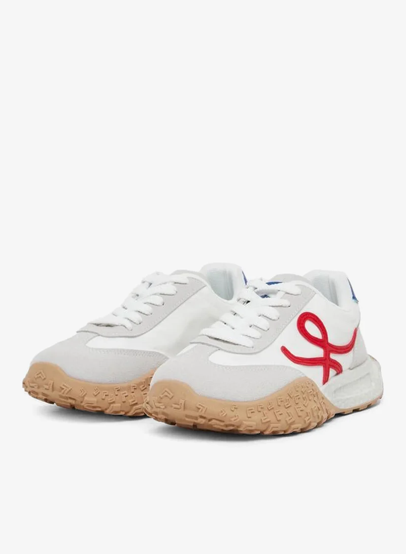 Styli Active Color Block Lace Up Sneakers