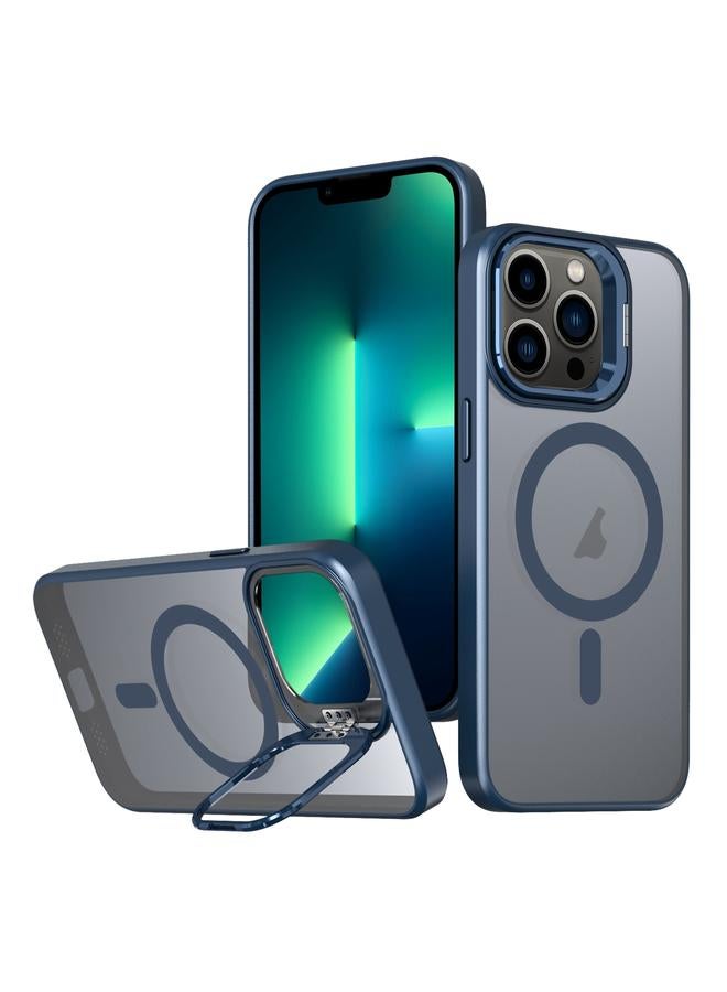 اس-توب جراب لهاتف iPhone 13 Pro Max حامل كاميرا معدني غير مرئي مع جراب مغناطيسي MagSafe للهاتف - Image 1