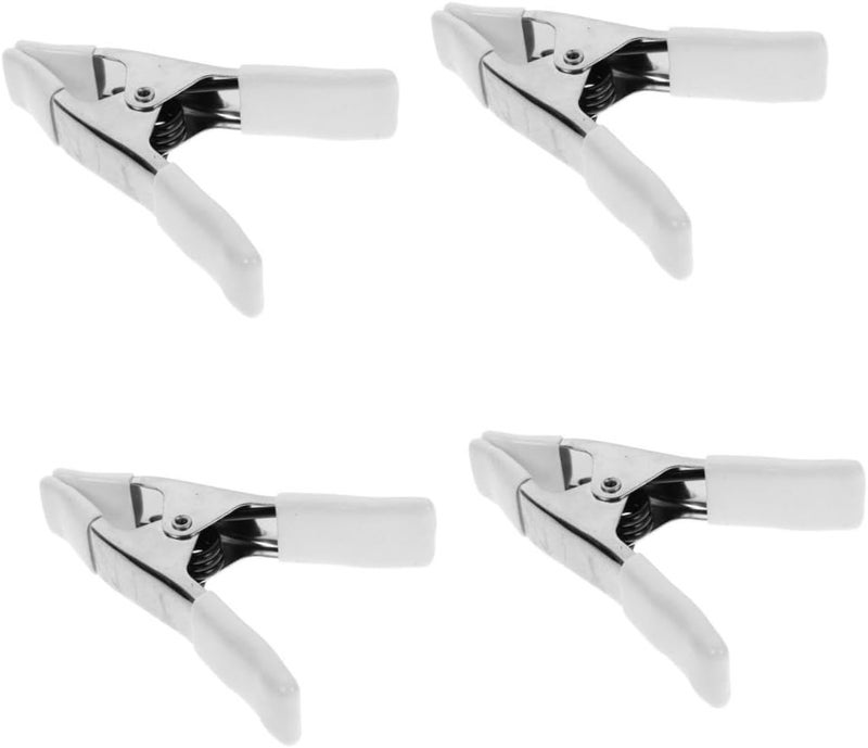 4 Pack Heavy Duty Spring Clamps for Backdrop Stands Photography Woodworking Crafts - Image 1