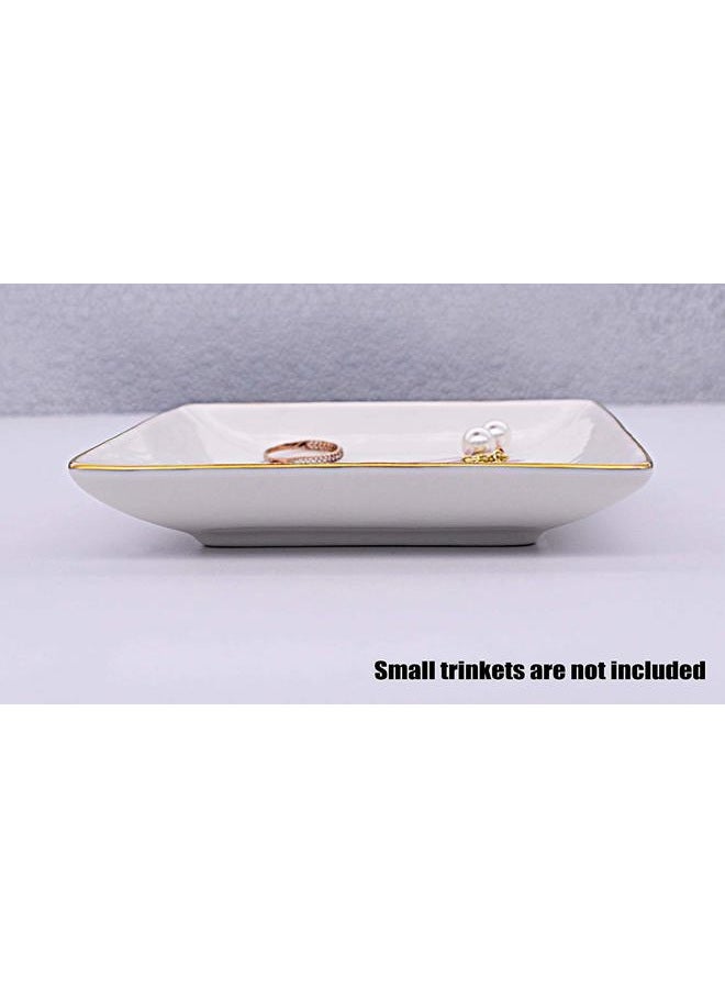 Topthink The One Where She Buys A House - New Home Owner Gift - Housewarming Gifts for Women or Girls - New Homeowners Gift - First Home - Ceramic Jewelry Holder Ring Dish Trinket Box Tray - Friends TV Show - Image 4