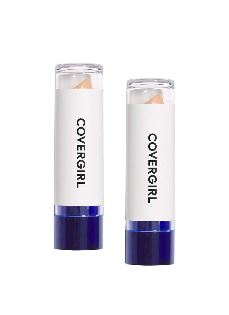 CoverGirl COVERGIRL Smoothers Moisturizing Solid Concealer Stick for Fair Skin Tones, 2 Count  - Image 1