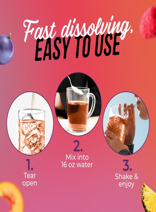 JUNP أكياس مسحوق إلكتروليتات خالية من السكر من JUNP للمياه، أكياس ترطيب فورية مع الملح والبوتاسيوم، خالية من السعرات الحرارية والكربوهيدرات والسكر، أعواد مزيج مشروب إلكتروليت كيتو، 5 نكهات متنوعة، عبوة من 20 قطعة - Image 4