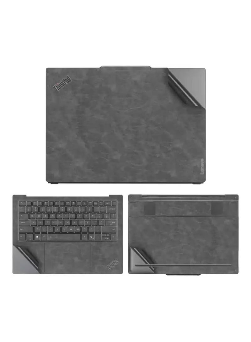 general Laptop Sticker Sleeve Compatible 15.3-inch Lenovo ThinkPad X9 15 Aura Edition 2025, Scratch Resistant Stickers 3-Sided Leather Laptop Film