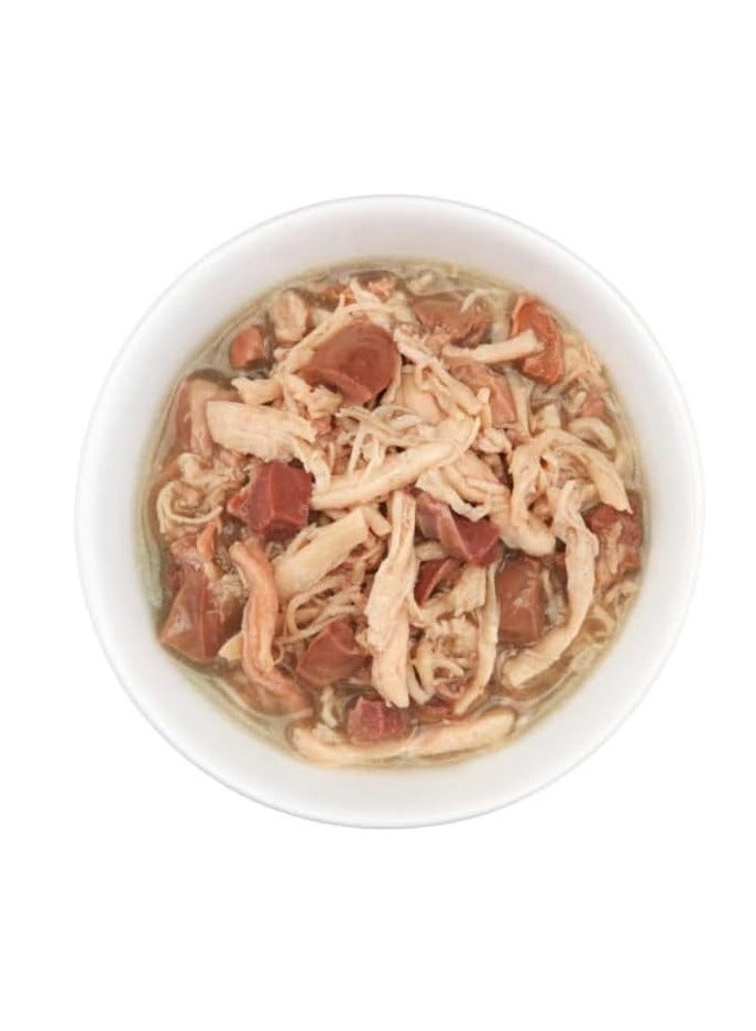 شيسر علبة متعددة الأغراض للقطط طعام رطب أرز دجاج على الطريقة الطبيعية - 6 × 50 جم الوزن - 6 × 50 جم - Image 2