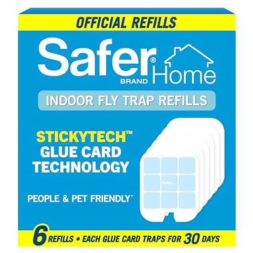 Safer Home SH506 Trap Refill Pack of Glue Cards for SH502 Indoor Fly Trap, 6 Count (Pack of 1) - Image 1