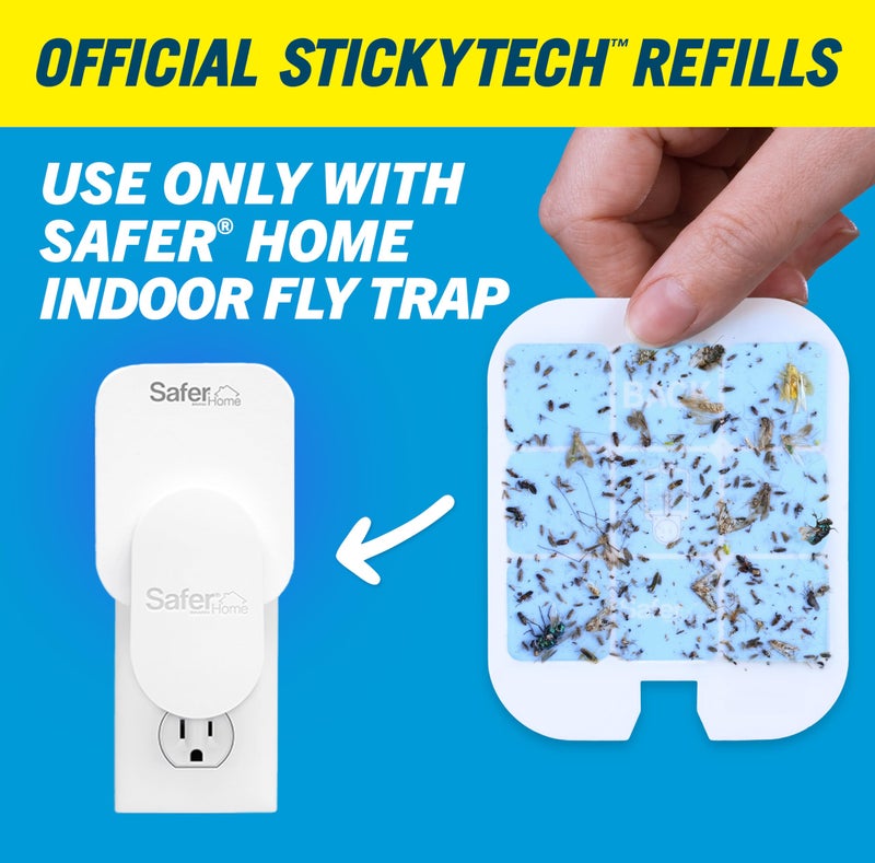 Safer Home SH506 Trap Refill Pack of Glue Cards for SH502 Indoor Fly Trap, 6 Count (Pack of 1) - Image 2