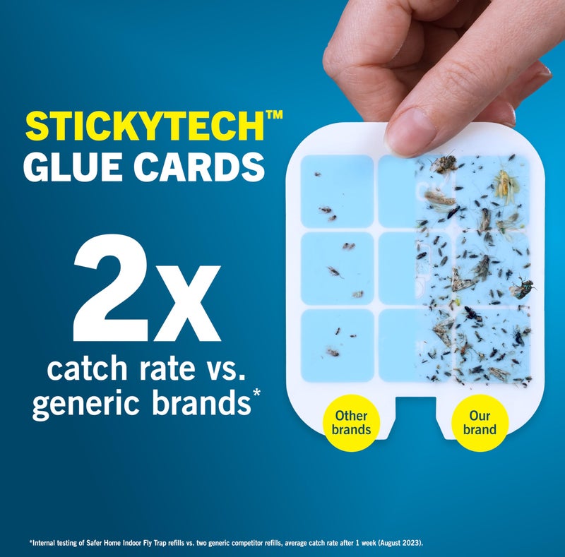 Safer Home SH506 Trap Refill Pack of Glue Cards for SH502 Indoor Fly Trap, 6 Count (Pack of 1) - Image 5