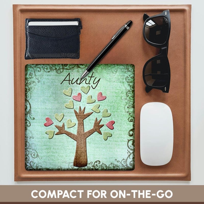 3DROSE Aunty Heart Tree Aunt Gift Family Design - Mouse Pad, 8 by 8 inches (mp_150058_1) - Image 4