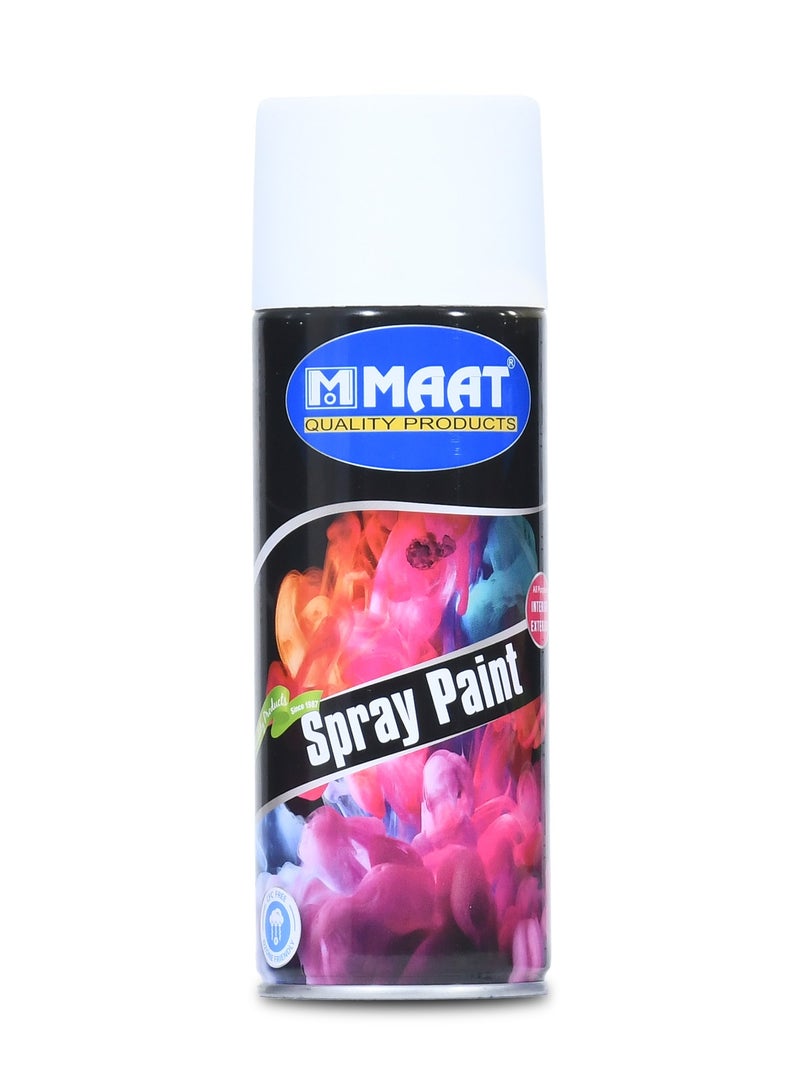 MAAT Spray Paint 400g – Quick Dry, Non-Drip, Premium Finish | Multi-Surface High-Quality Paint for Wood, Metal, Plastic, Automotive & DIY | Multiple Colors Including Chrome Silver & 18K Gold - Image 2