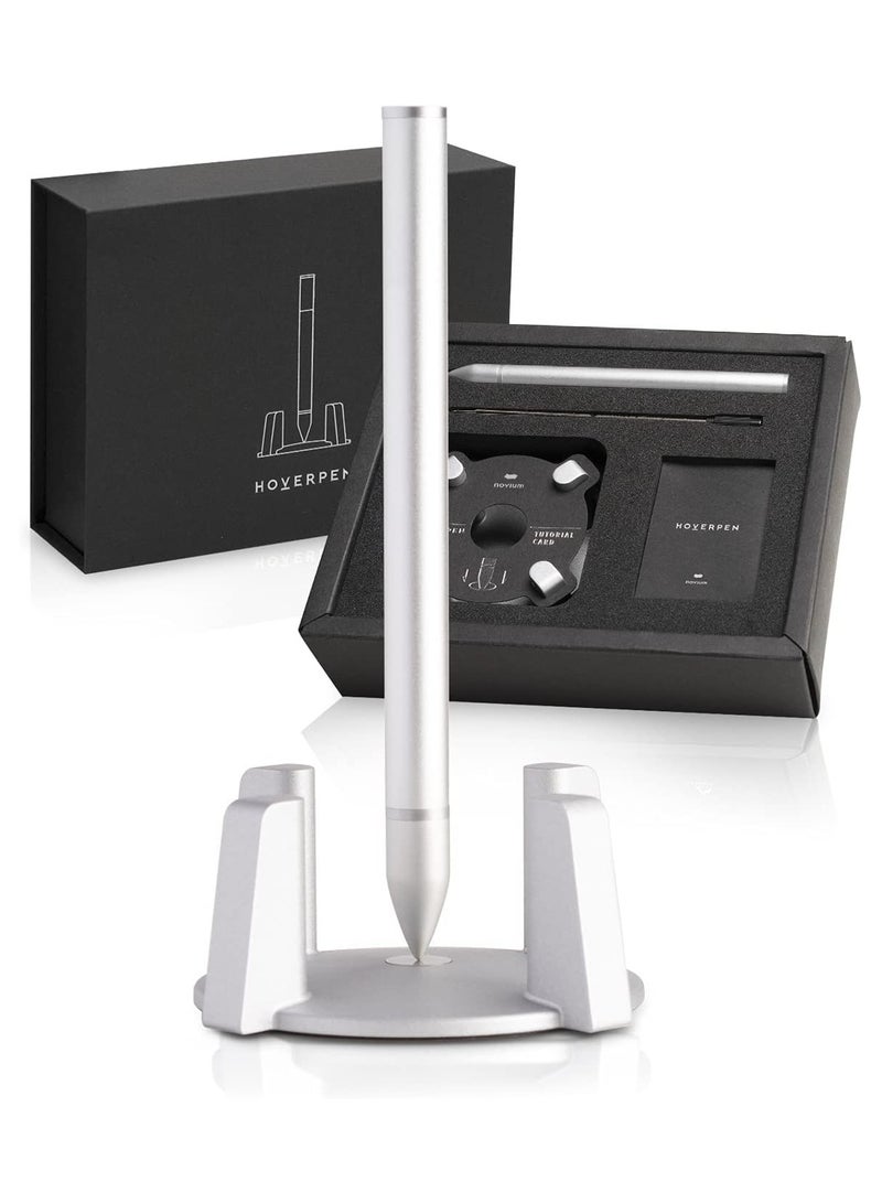 novium Hoverpen - Luxury Pen for Men & Women, Vertically Standing Executive Ballpoint Pen with Top Grade Free-Flowing Ink Refill, Metal Made, Unique Gifts, Luxury Pen for Men, Mens Gifts Ideas - Image 1