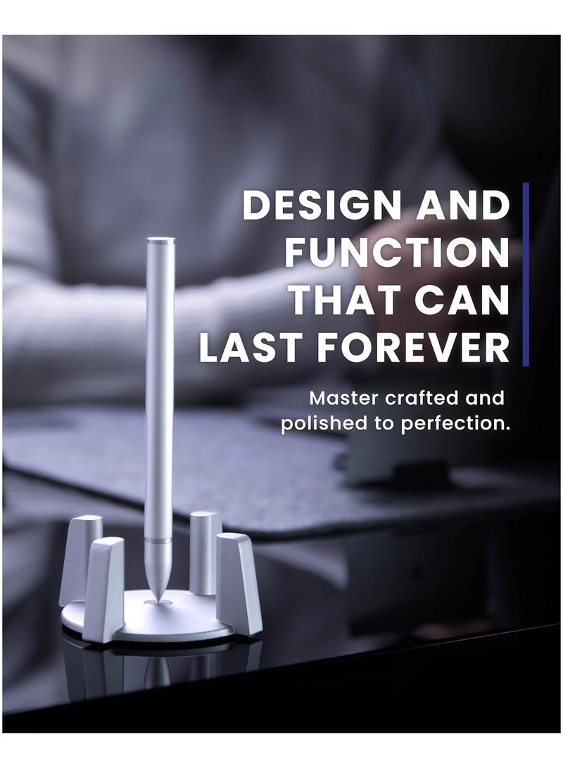 novium Hoverpen - Luxury Pen for Men & Women, Vertically Standing Executive Ballpoint Pen with Top Grade Free-Flowing Ink Refill, Metal Made, Unique Gifts, Luxury Pen for Men, Mens Gifts Ideas - Image 3