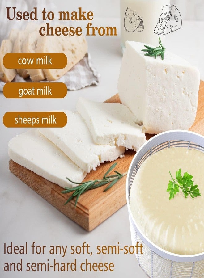 Grand Way Cheese Making Semi Soft and Soft Cheese Mold for 0,5 GAL - Homemade Cheese Making Supplies - Molde Para Queso - Cheese Form - Cheese Basket Container Molds - Image 5