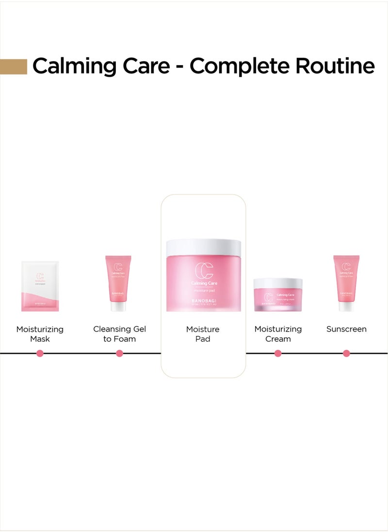Banobagi - Calming Care Moisture Pad with 10 types of Hyaluronic Acid- Hydrating Under Eye Pads for Dark Circle Treatment 60 Pads - Image 1