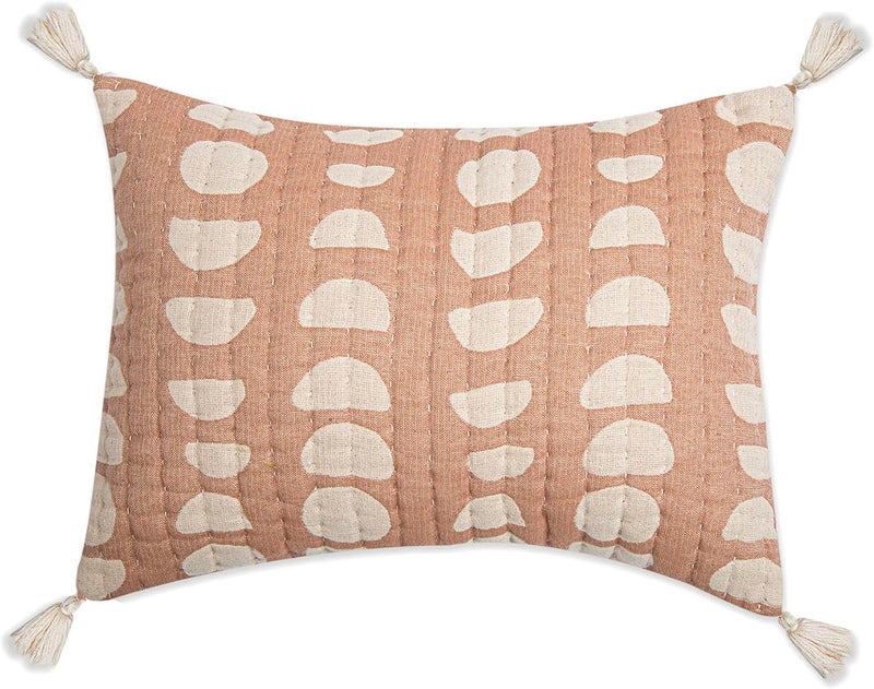 Crane Baby Copper Moon Phase Pillow Cover - Image 1
