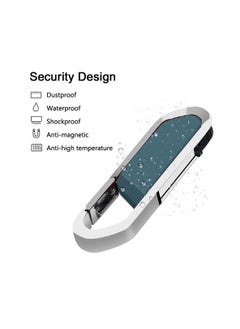 Generic USB Flash Drive, Portable Metal Thumb Drive with Keychain, USB 2.0 Flash Drive Memory Stick, Convenient and Fast Pen Thumb U Disk for External Data Storage, (1pc 64GB Blue)  - Image 2