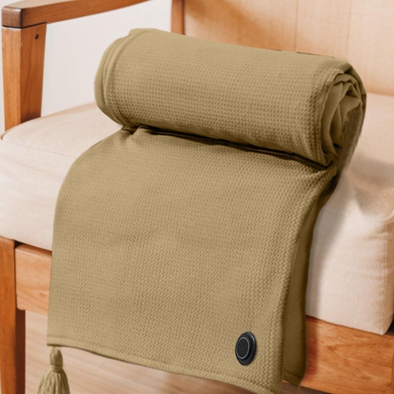 Wearable Electric Blanket | Quick Heating Folding Shawl, Portable Thermal Blanket – for Travel Use Winter Car Night Outdoor Office Bedroom - Image 2